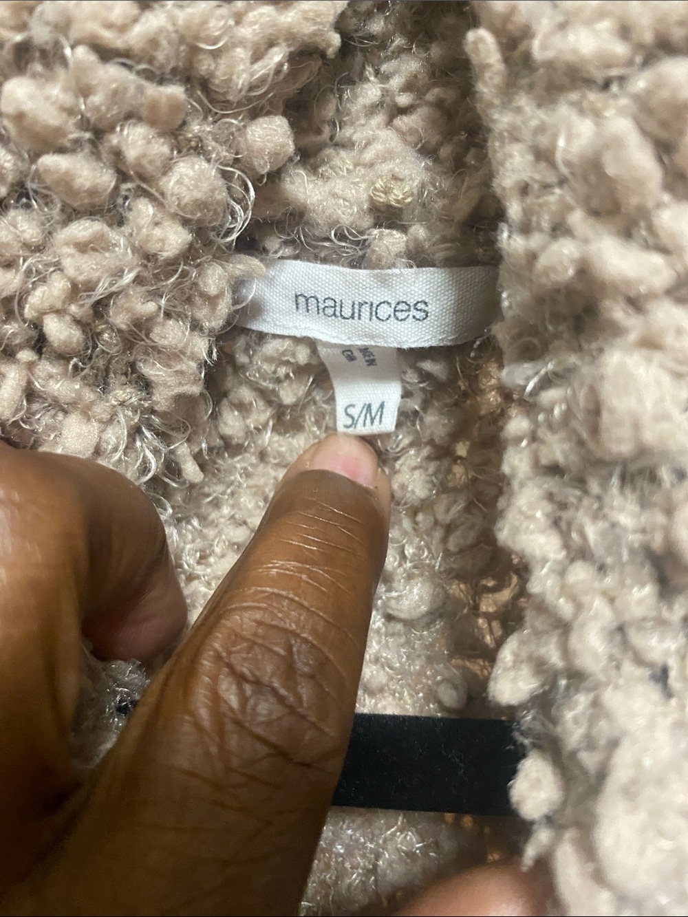Maurices Teddy Wrap Vest - Picture 5 of 5
